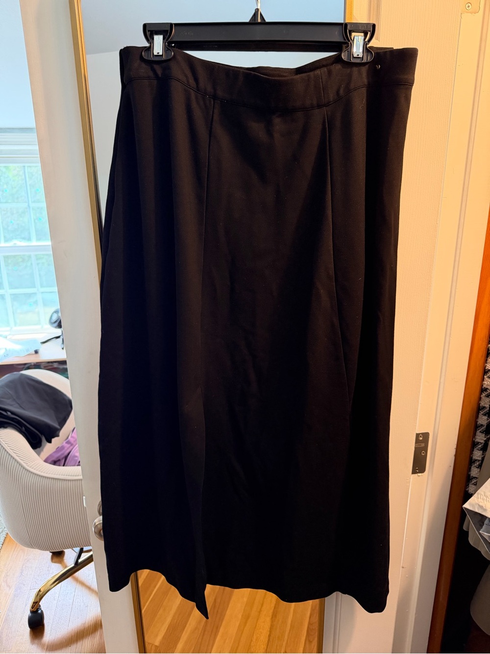 Cuyana Black Maxi Skirt